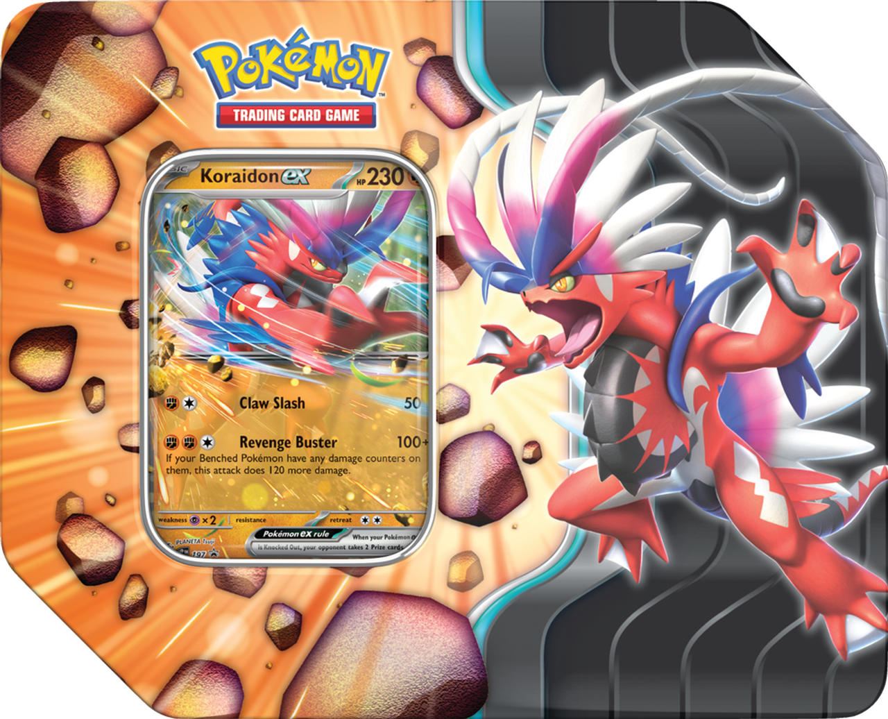 Pokemon TCG: Koraidon ex Slashing Legends Tin