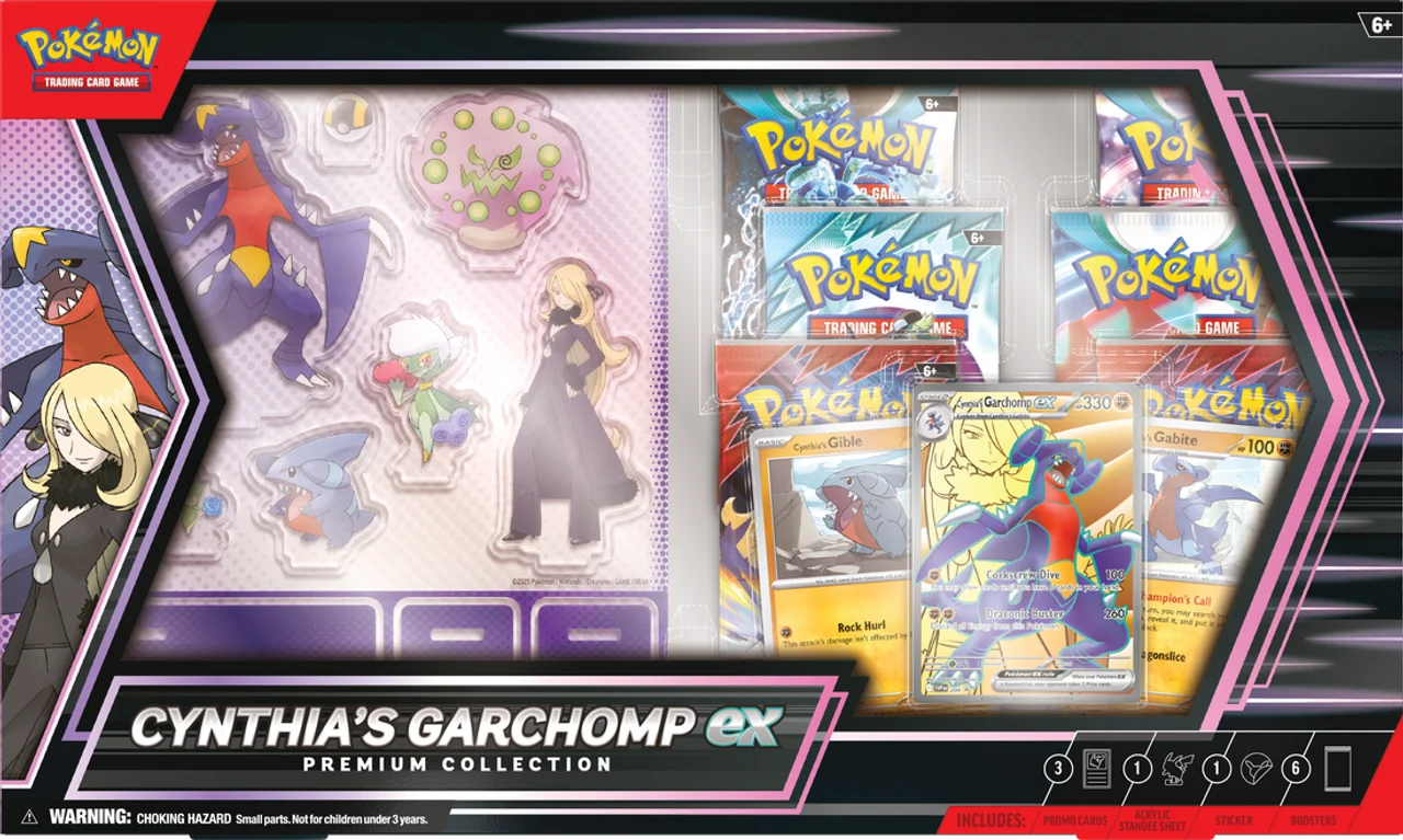 Pokemon TCG: Cynthia's Garchomp ex Premium Collection Box
