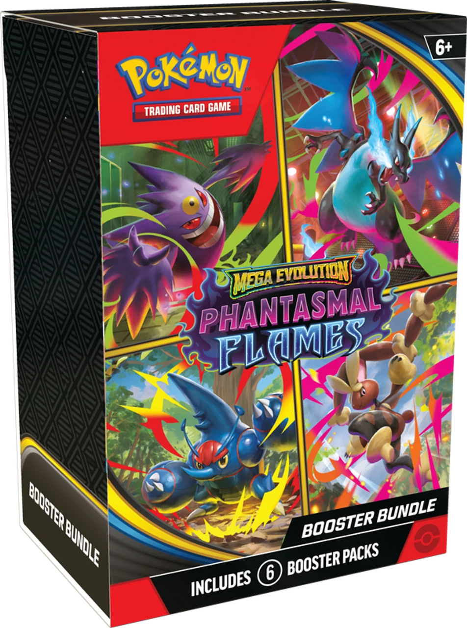 Pokemon TCG Mega Evolution - Phantasmal Flames Booster Bundle