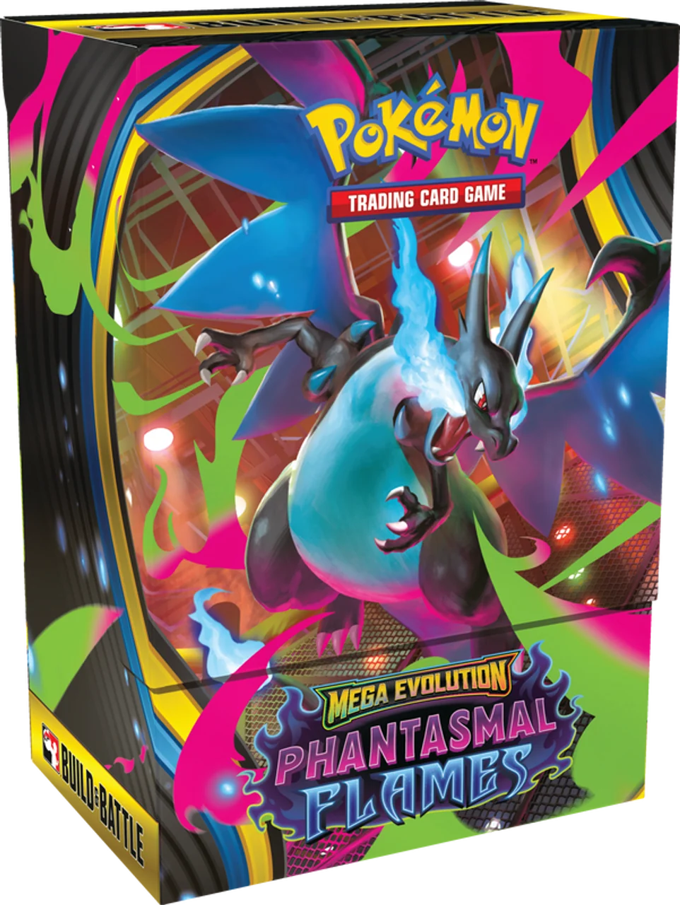 Pokemon TCG: Mega Evolution Phantasmal Flames Build and Battle Box
