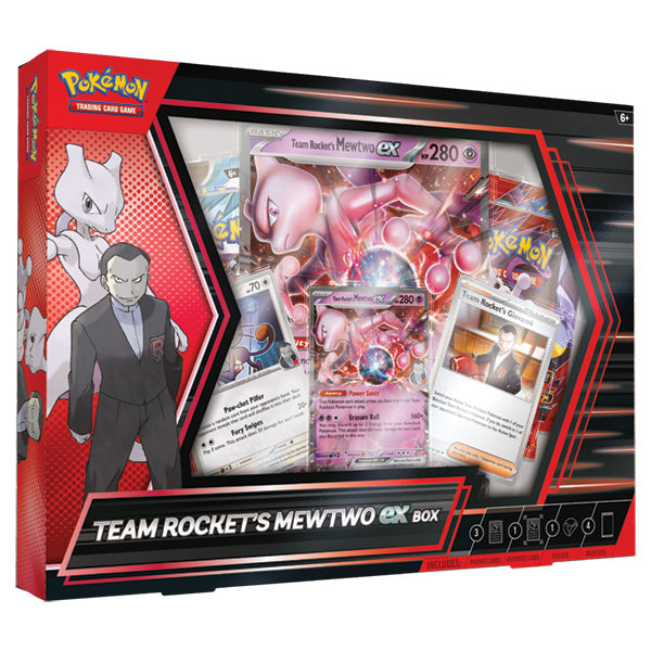 Pokemon TCG: Team Rocket's Mewtwo ex Box
