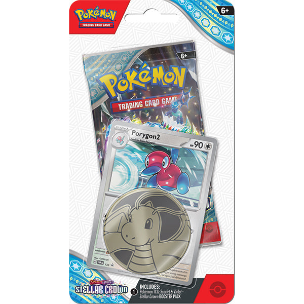 Pokemon TCG Stellar Crown Checklane Blister - Porygon2