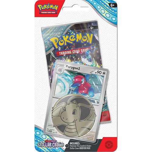 Pokemon TCG Stellar Crown Checklane Blister - Porygon2