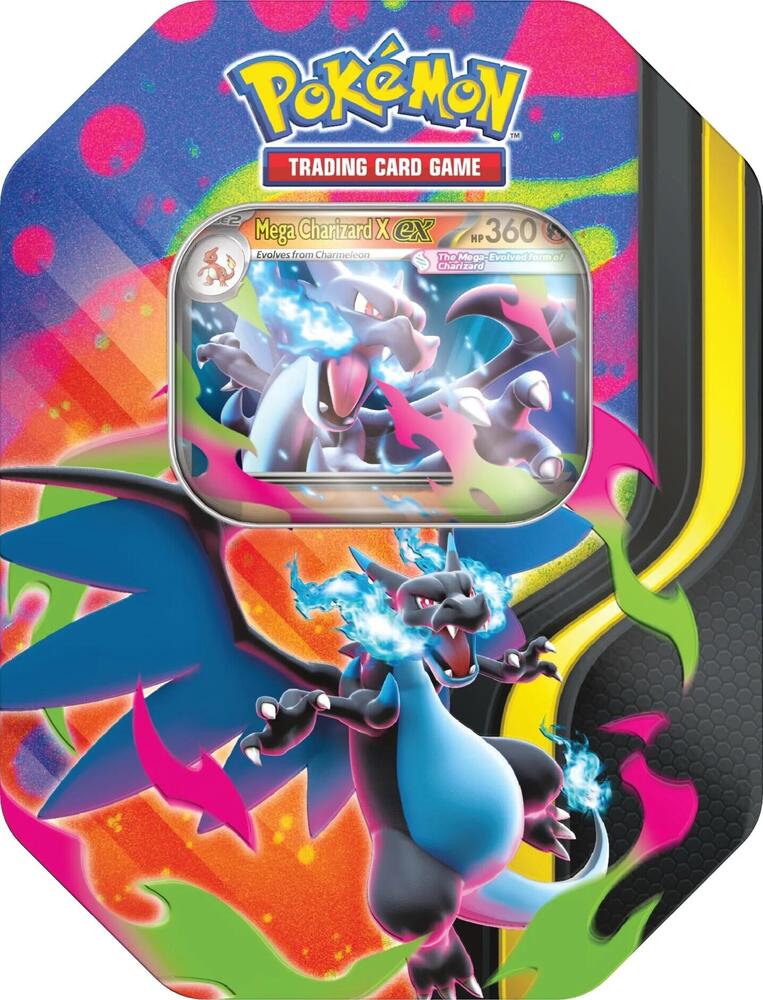 Pokemon TCG: Mega Charizard X ex Tin