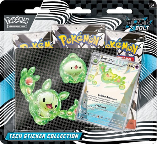 Pokemon TCG Black Bolt Tech Sticker Collection