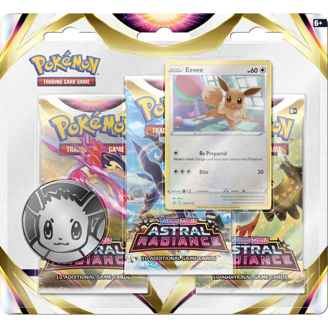 Pokemon TCG: Astral Radiance Three Booster Blister