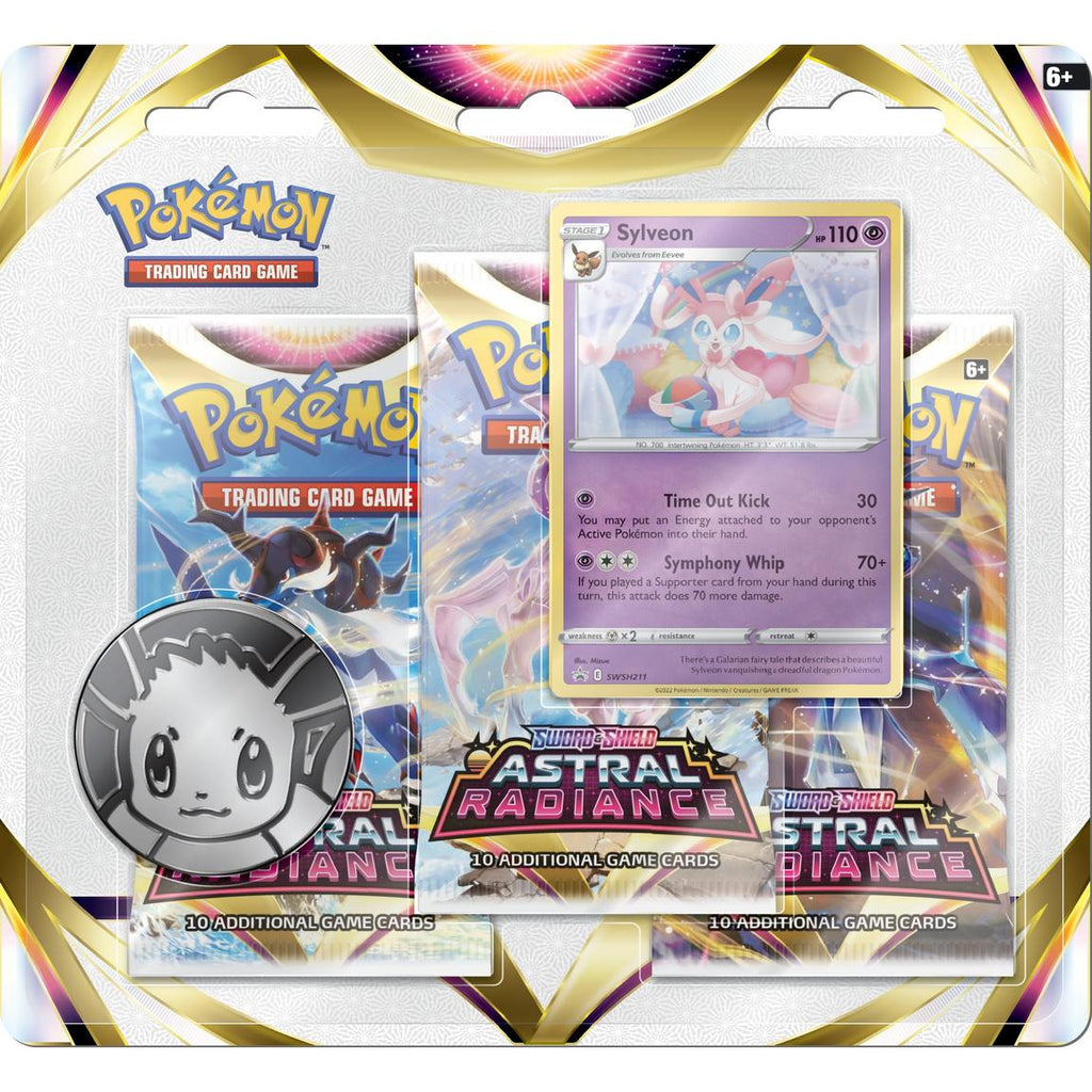 Pokemon TCG: Astral Radiance Three Booster Blister