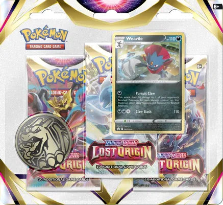 Pokemon TCG: Lost Origin 3-Pack Blister