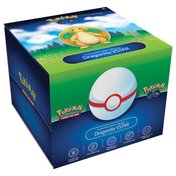 Pokemon TCG: Pokemon Go Dragonite VSTAR Premier Deck Holder Collection