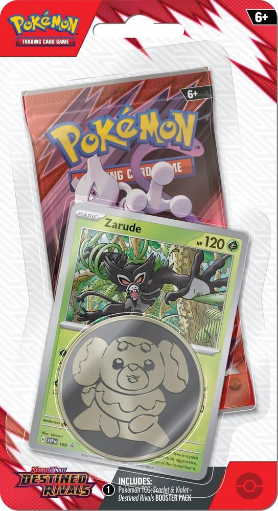 Pokemon TCG: Scarlet & Violet Destined Rivals Checklane Blister - Zarude