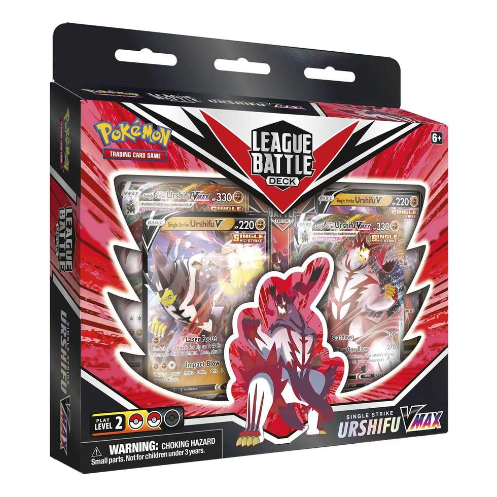 Pokemon TCG: Single Strike or Rapid Strike Urshifu VMAX League Battle Deck