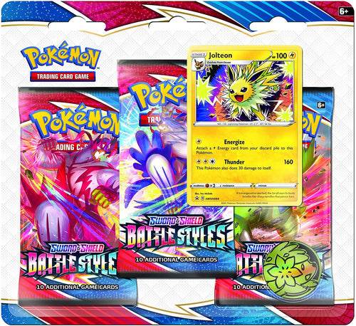 Pokemon TCG Battle Styles Three-Pack Blister