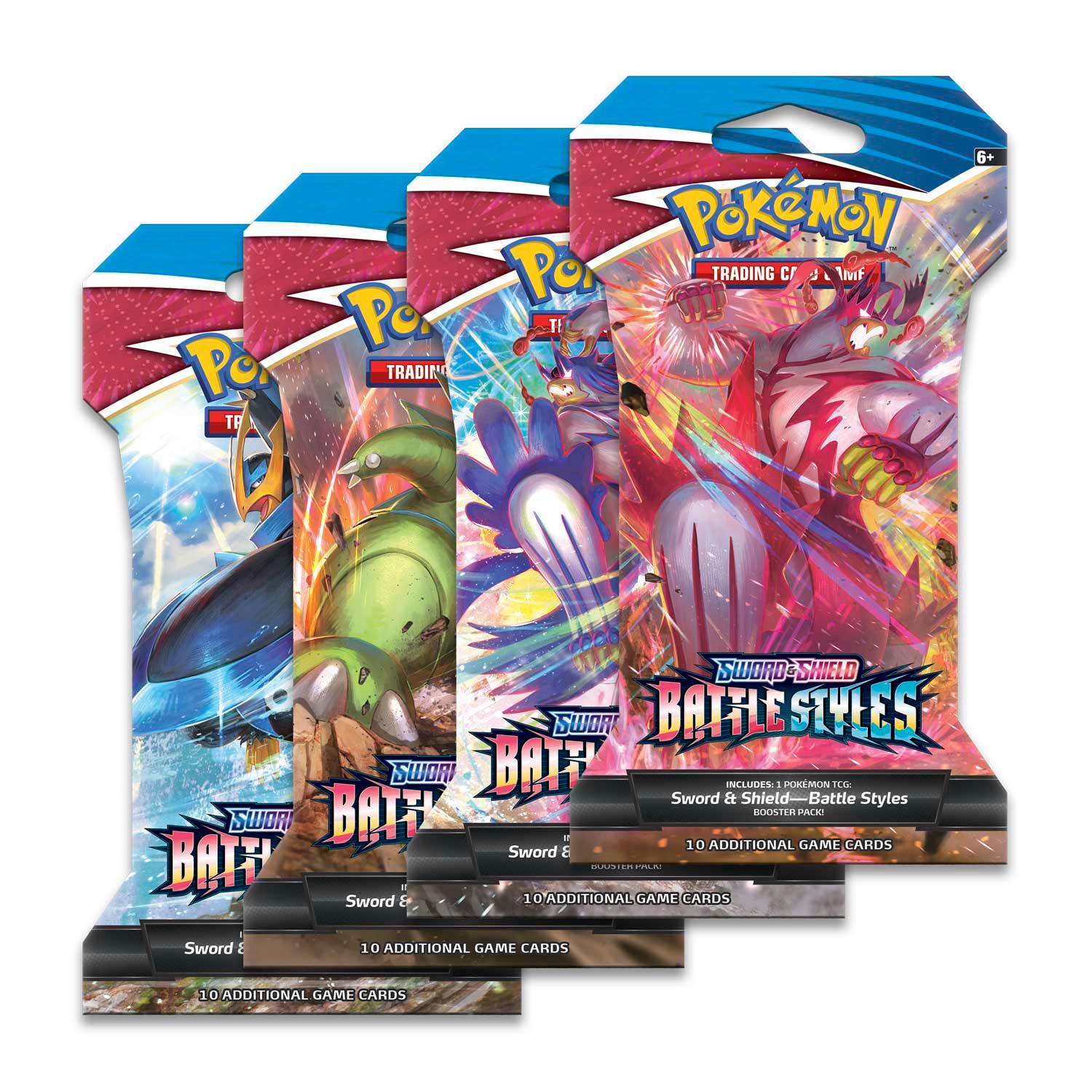 Pokemon TCG Sword & Shield Battle Styles Sleeved Booster Pack