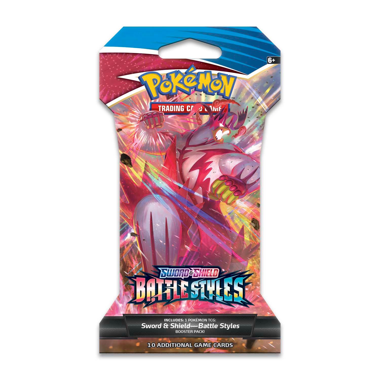 Pokemon TCG Sword & Shield Battle Styles Sleeved Booster Pack