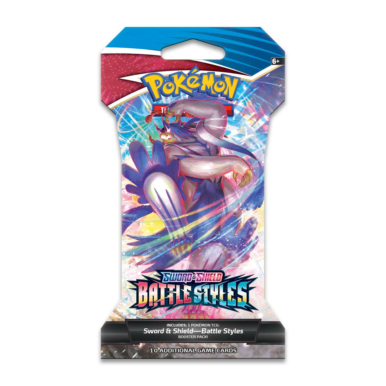 Pokemon TCG Sword & Shield Battle Styles Sleeved Booster Pack
