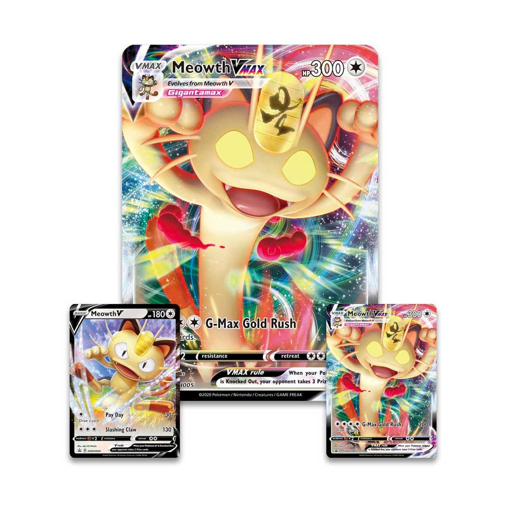 Pokemon Meowth VMAX Special Collection Box