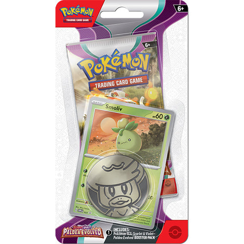Pokemon TCG Scarlet & Violet Paldea Evolved Blister Pack - Smoliv