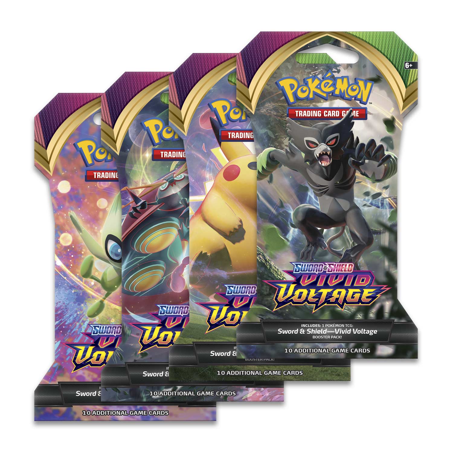 Pokemon TCG Sword & Shield - Vivid Voltage Sleeved Booster Pack