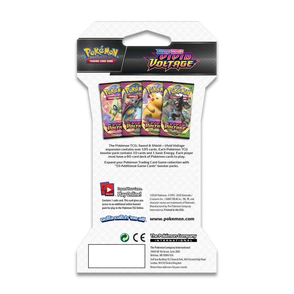 Pokemon TCG Sword & Shield - Vivid Voltage Sleeved Booster Pack