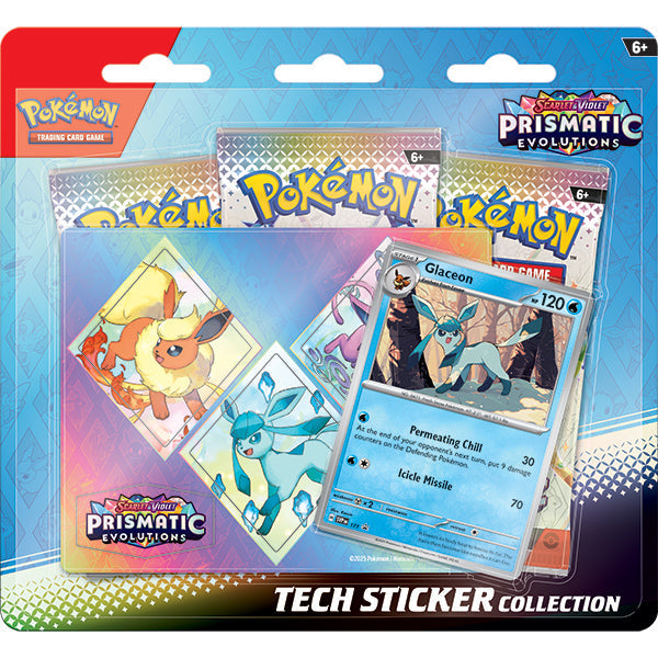 Pokemon TCG Prismatic Evolutions Tech Sticker Collection - Glaceon
