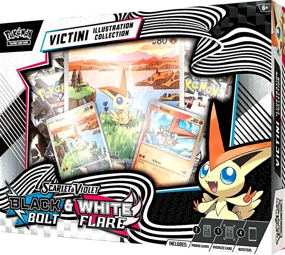 Pokemon TCG Black Bolt/White Flare Victini Illustration Collection Box
