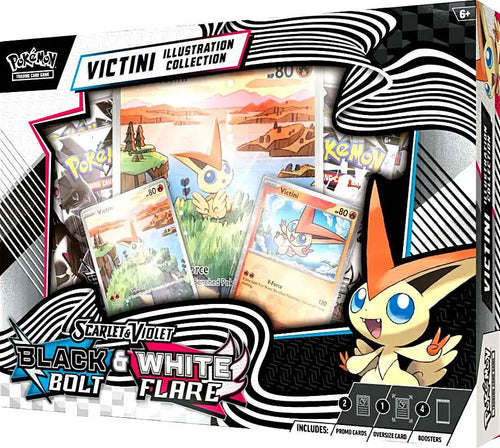 Pokemon TCG Black Bolt/White Flare Victini Illustration Collection Box